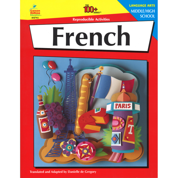 Carson Dellosa French Resource Book, Grade 6-12, Paperback 1568226675